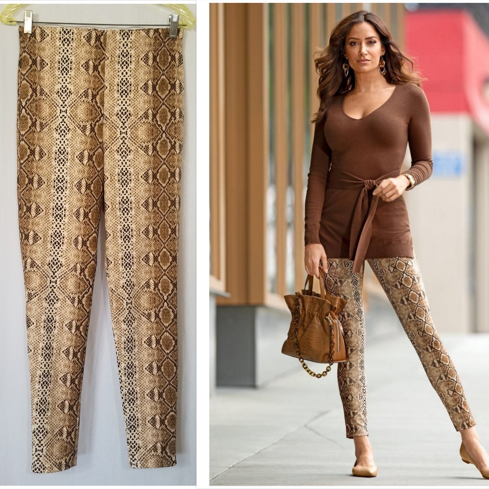 Boston Proper Python Print Pull-On Legging - image 1